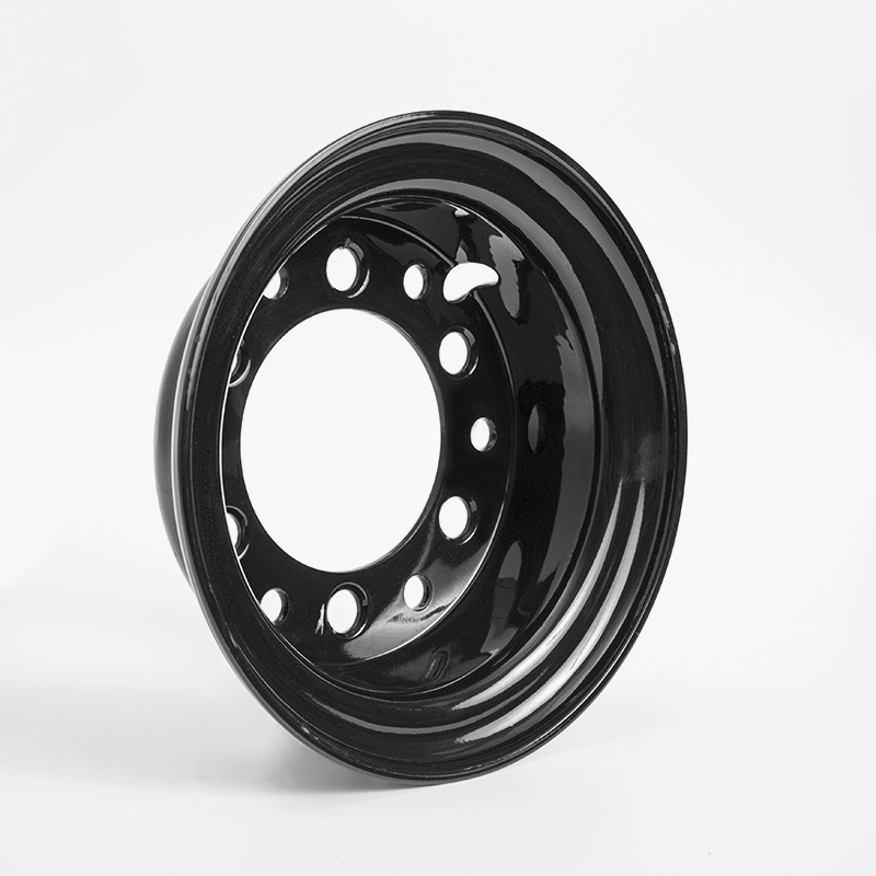 Hangzhou vorkheftruck gespleten stalen velg 18x7-8 Hangzhou vorkheftruck gespleten stalen velg 18x7-8