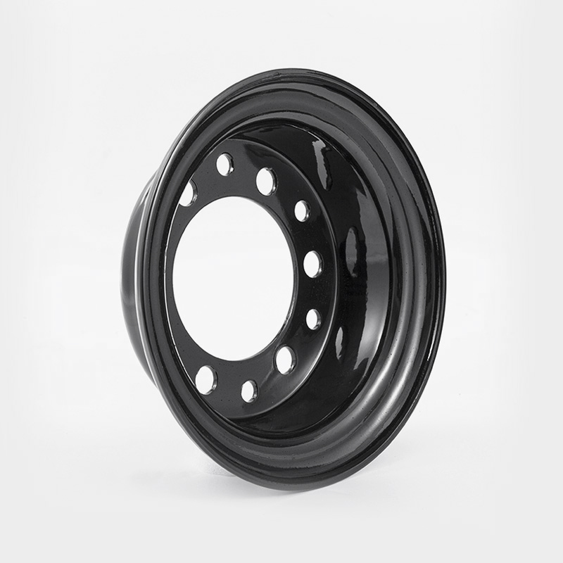 Hangzhou vorkheftruck gespleten stalen velg 18x7-8 Hangzhou vorkheftruck gespleten stalen velg 18x7-8